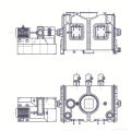 2017 LDH-Serie Coulter Typ Mischmaschine, SS Zementmischer zum Verkauf, horizontale Pulver Mischprozess